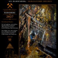 Untertagekalender 2027 – „Impressionen aus der Marienberger Untertagewelt“